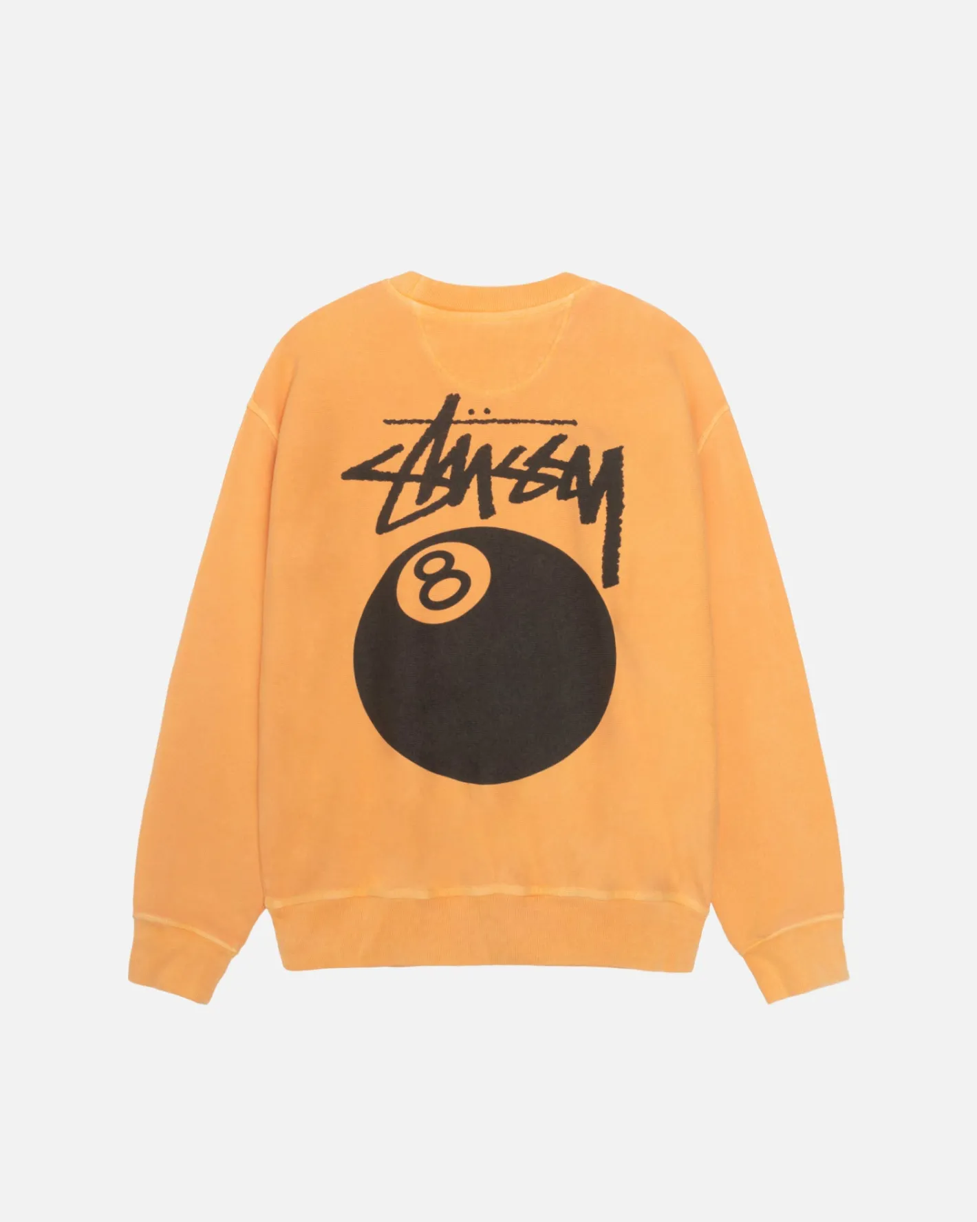 8 BALL CREW PIGMENT DYED*Stüssy Best Sale