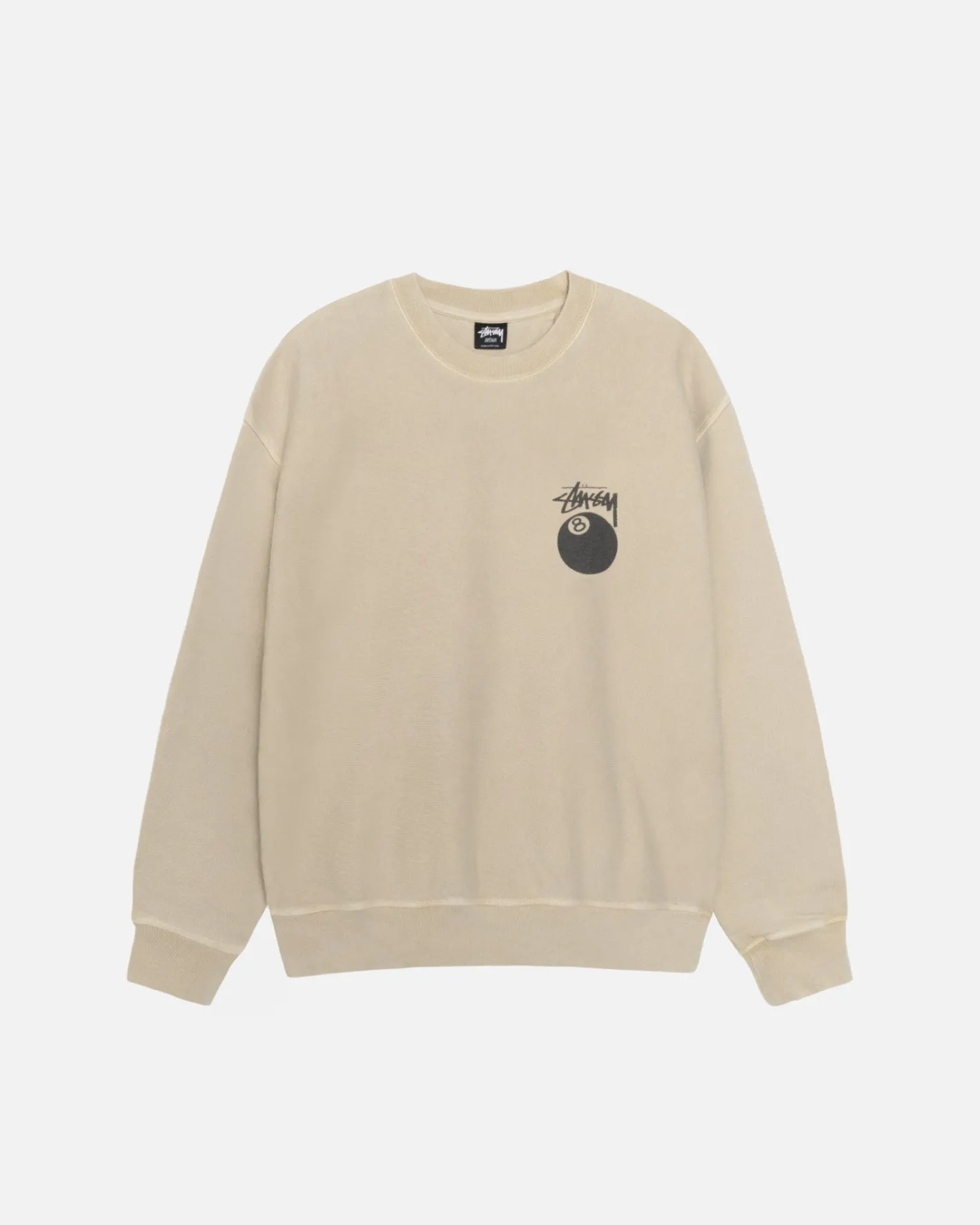 8 BALL CREW PIGMENT DYED*Stüssy Discount