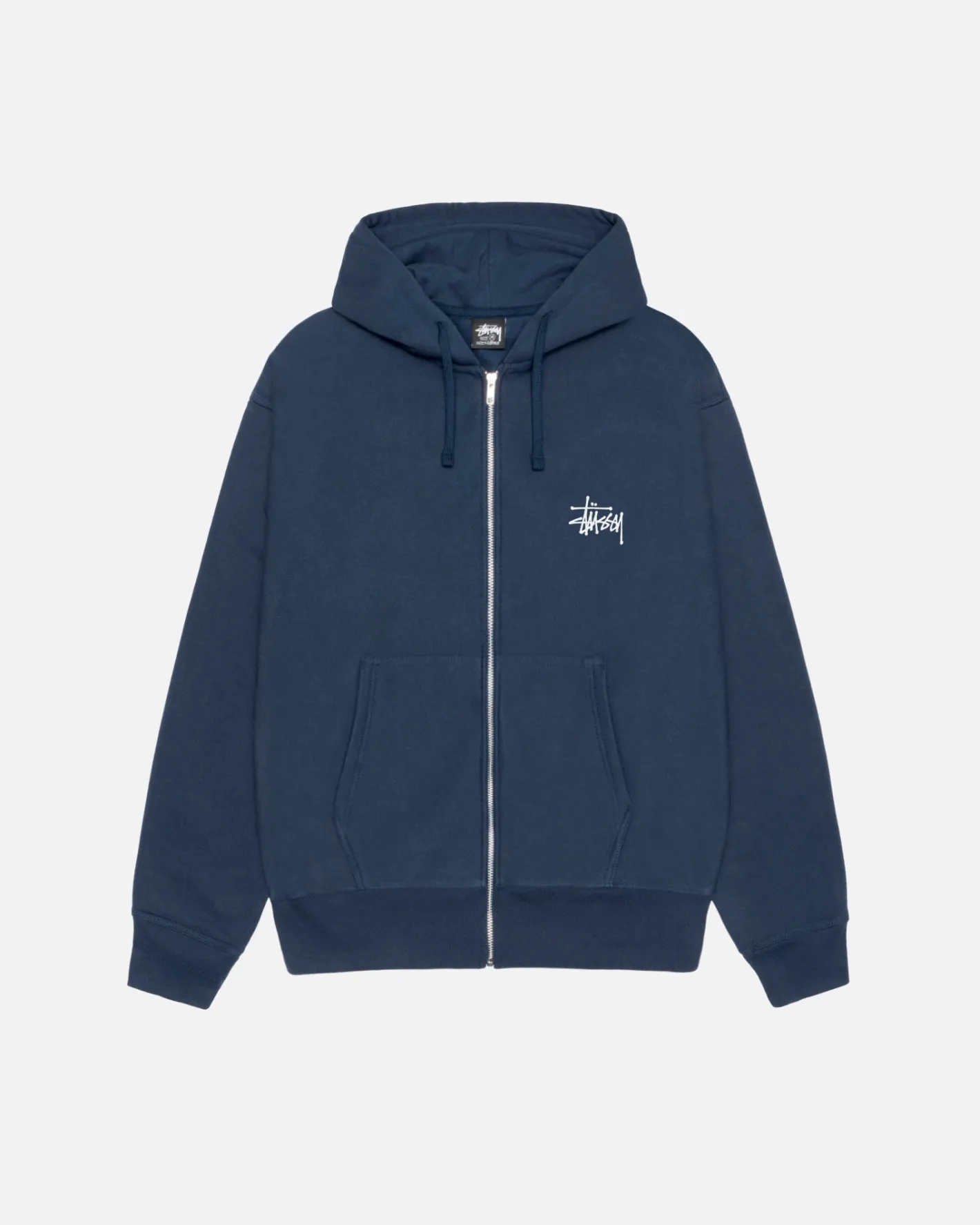 BASIC STÜSSY ZIP HOODIE*Stüssy Flash Sale
