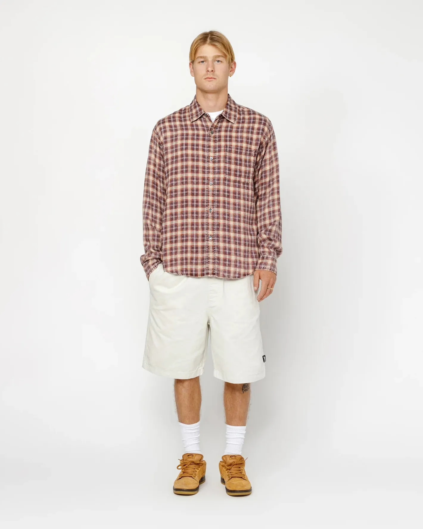 BEACH SHORT BRUSHED COTTON*Stüssy Shop