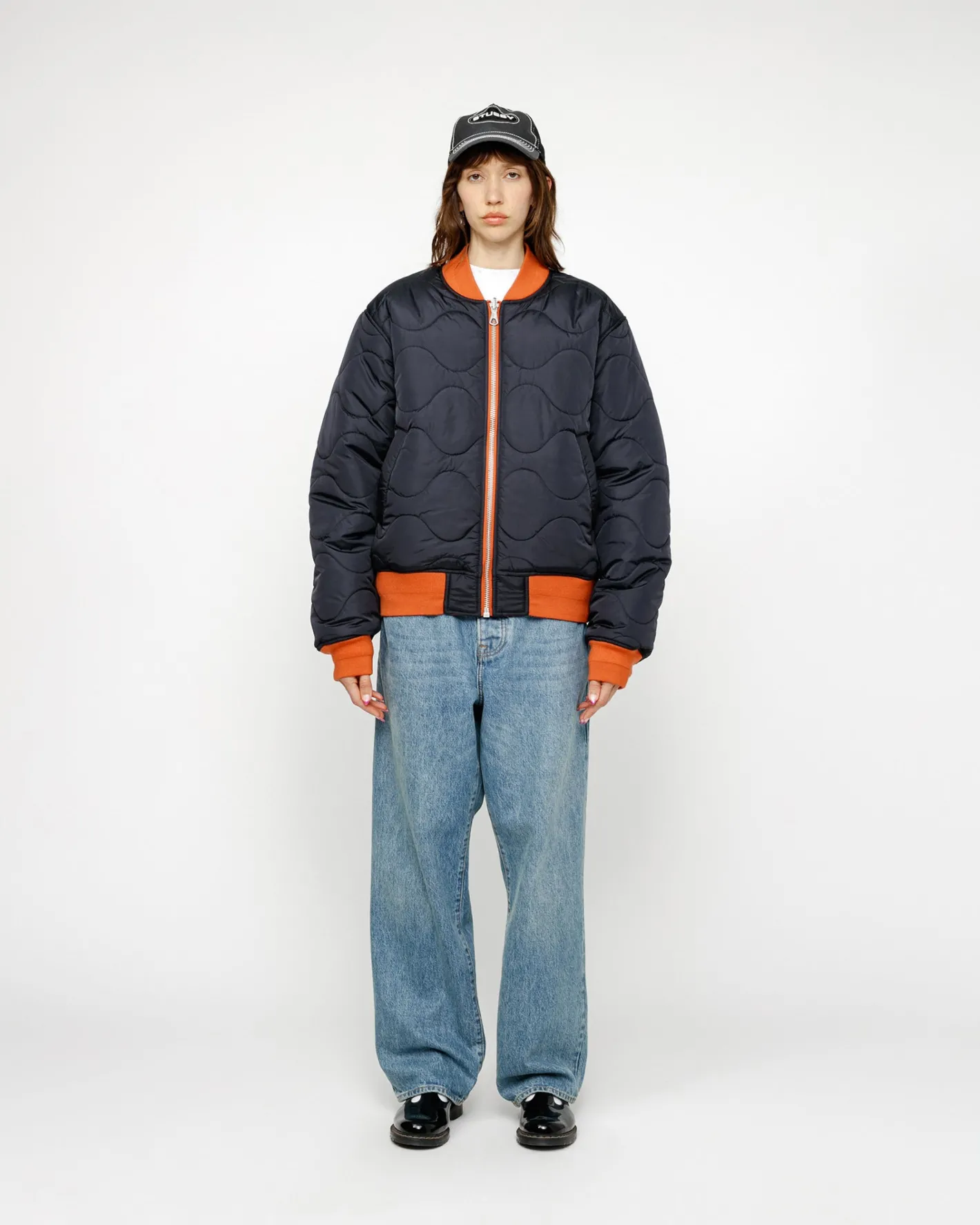 built_reversible_bomber_jacket_3-4.webp BUILT REVERSIBLE BOMBER JACKET*Stüssy Outlet