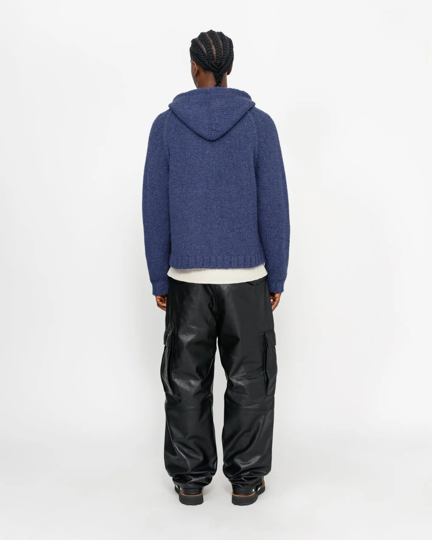 CHUNKY KNIT ZIP HOODIE*Stüssy Online