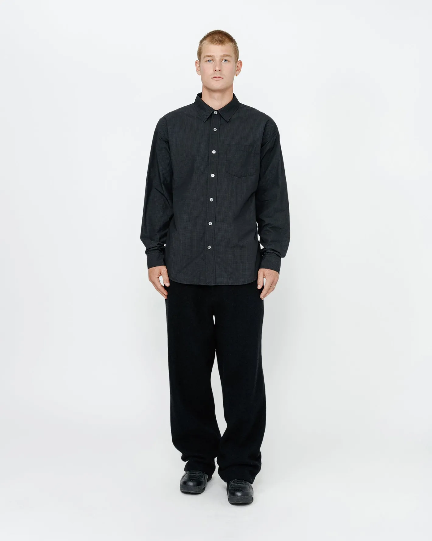 CLASSIC LS SHIRT SPRAYED*Stüssy Online