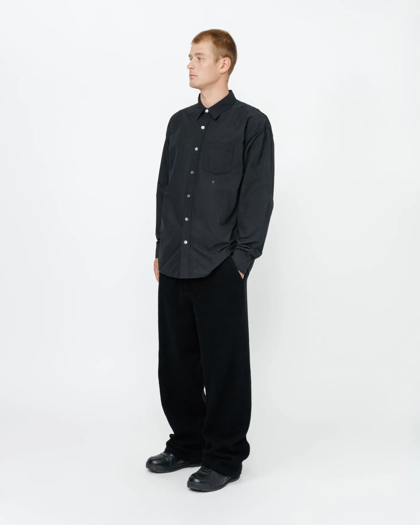 CLASSIC LS SHIRT SPRAYED*Stüssy Online
