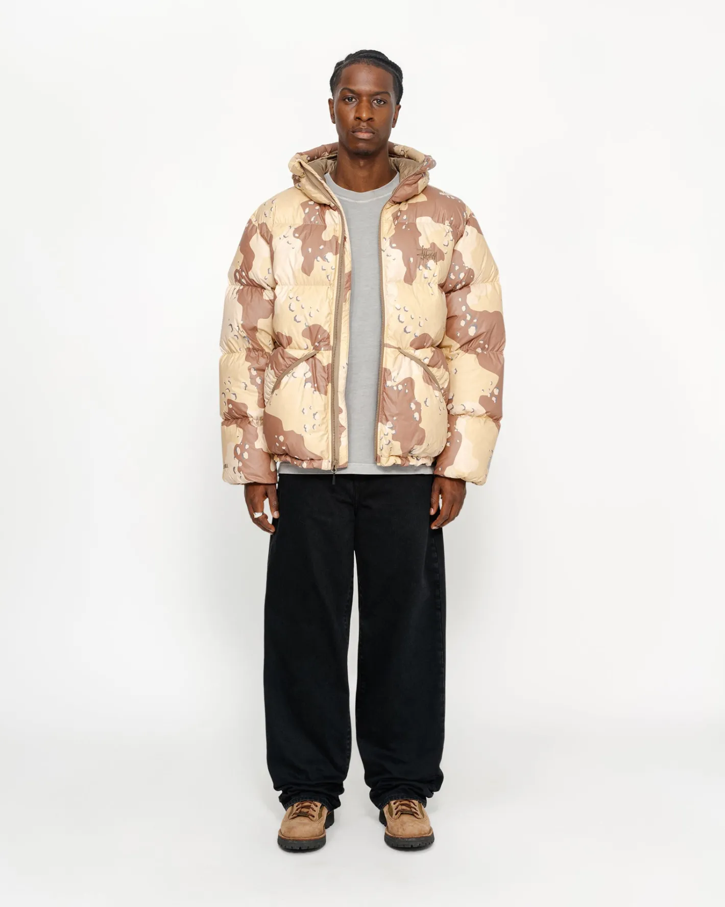 DOWN PARKA CAMO RIPSTOP*Stüssy Discount