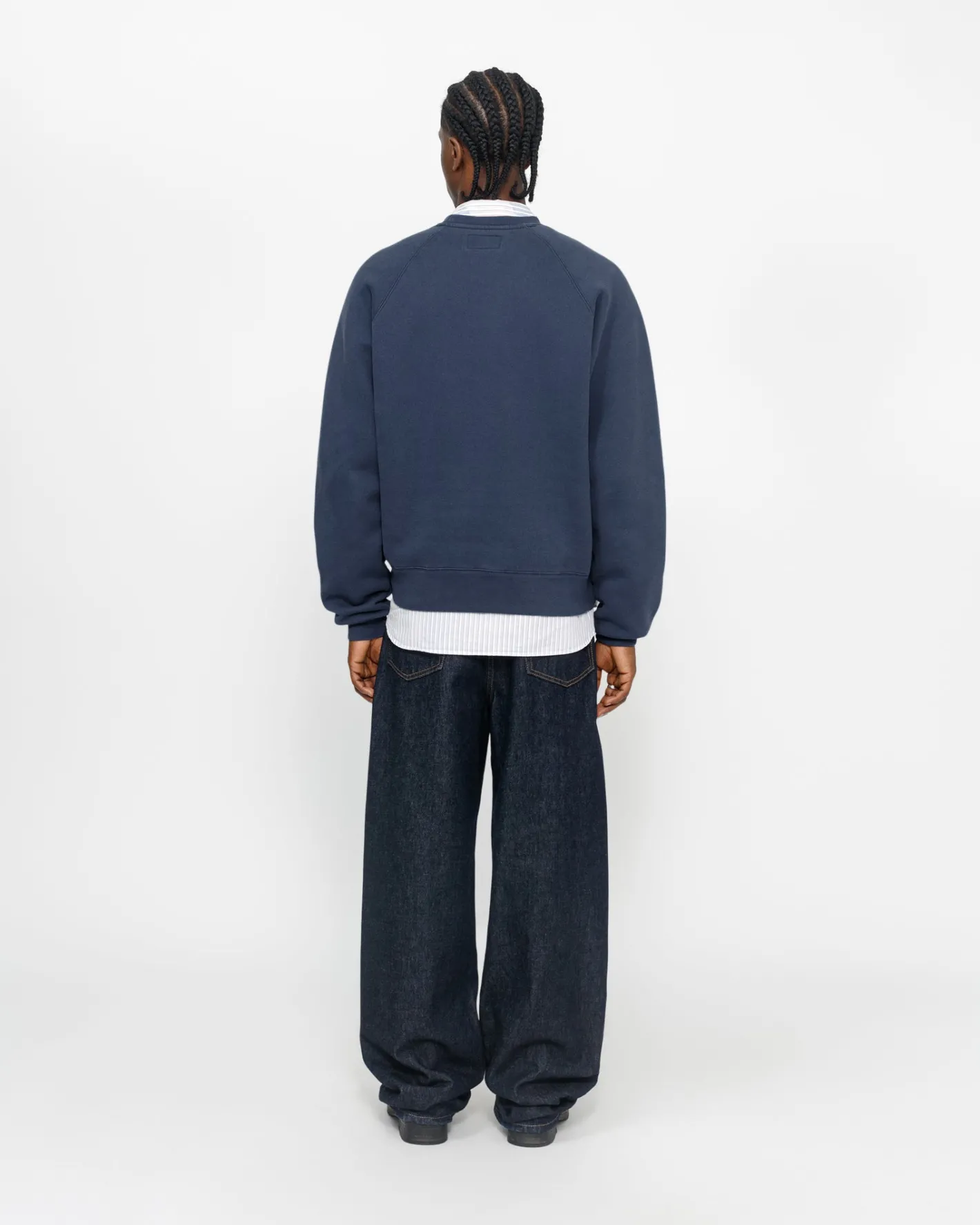 FLEECE RAGLAN CREW*Stüssy Cheap