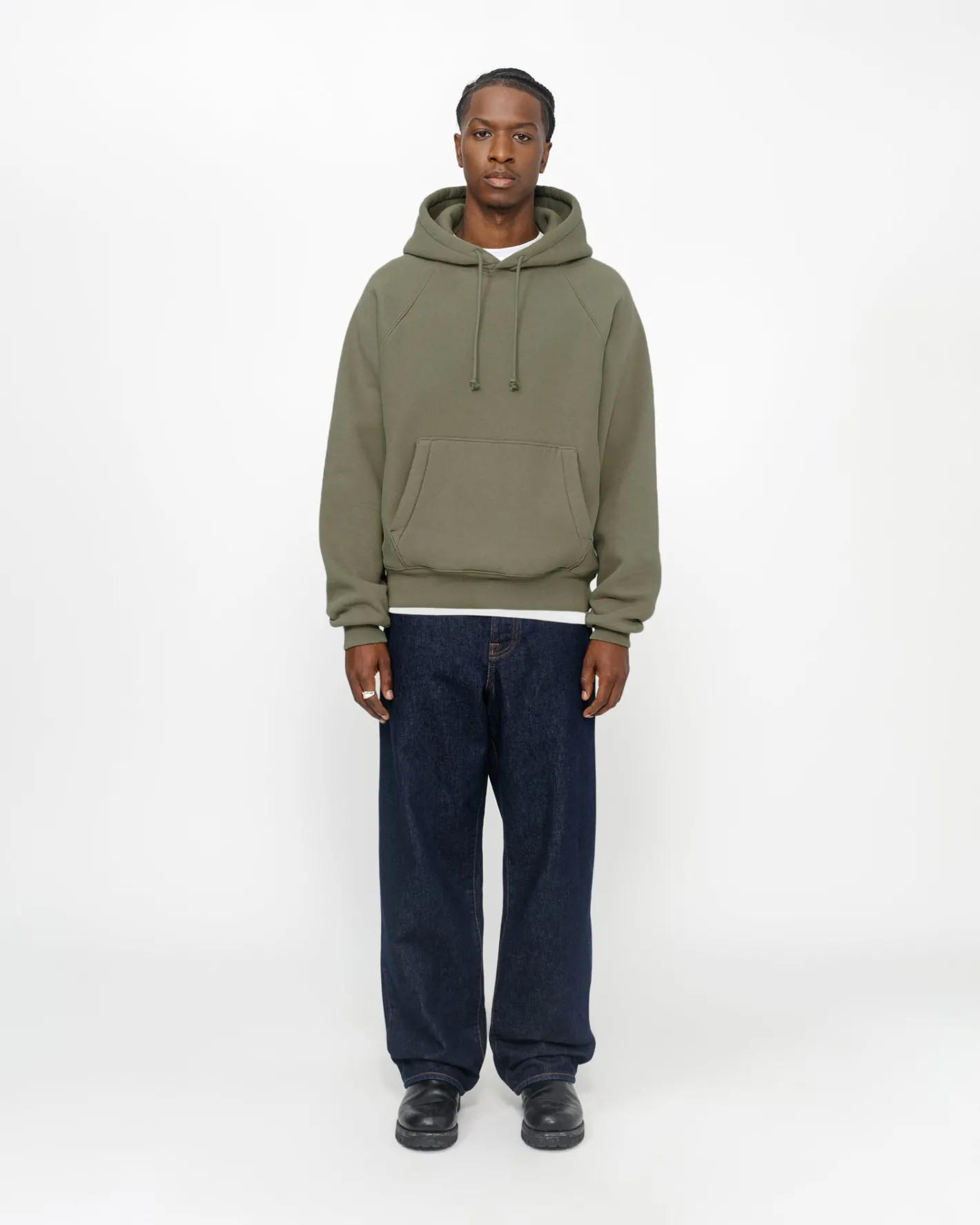 FLEECE RAGLAN HOODIE*Stüssy New