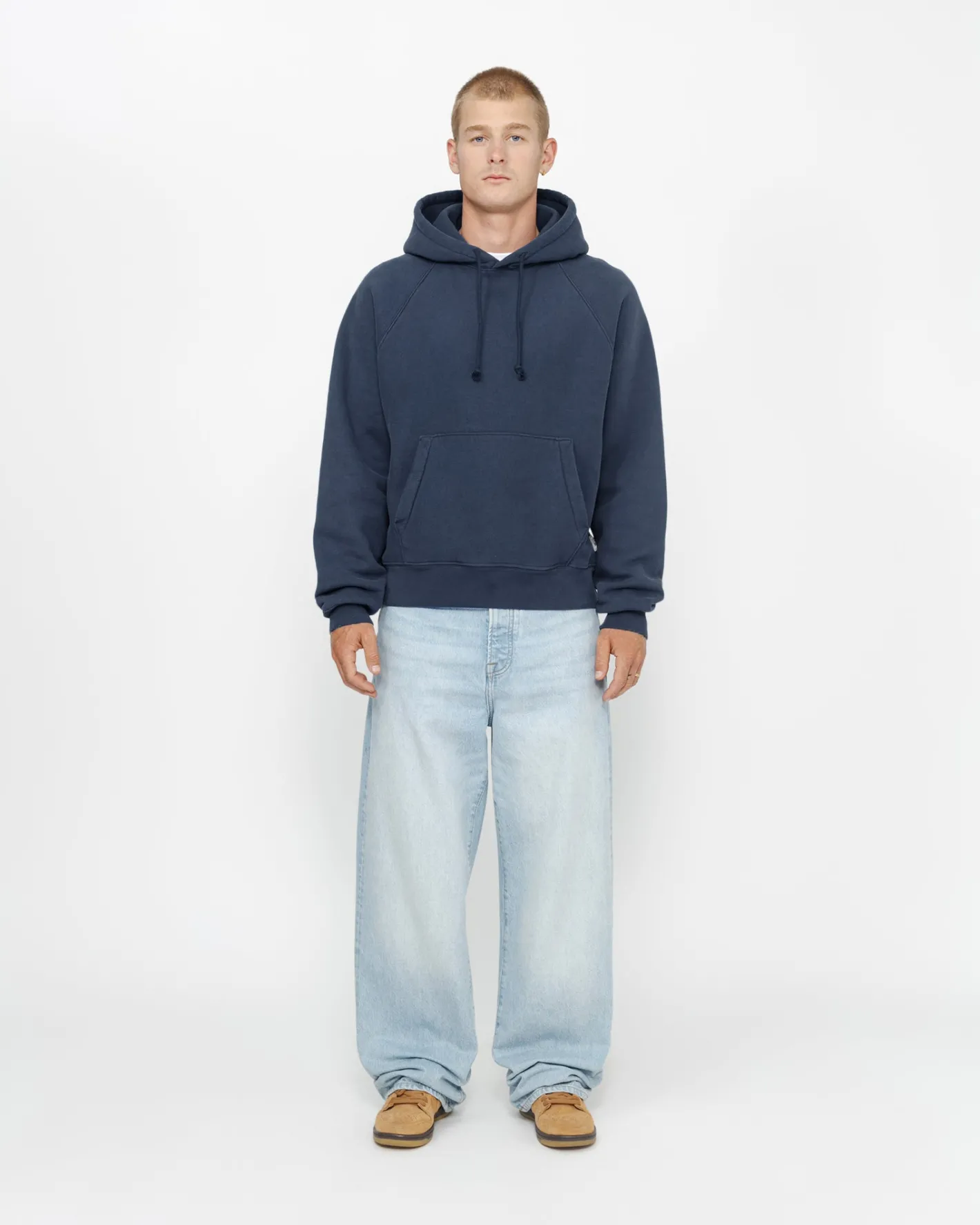 FLEECE RAGLAN HOODIE*Stüssy Hot