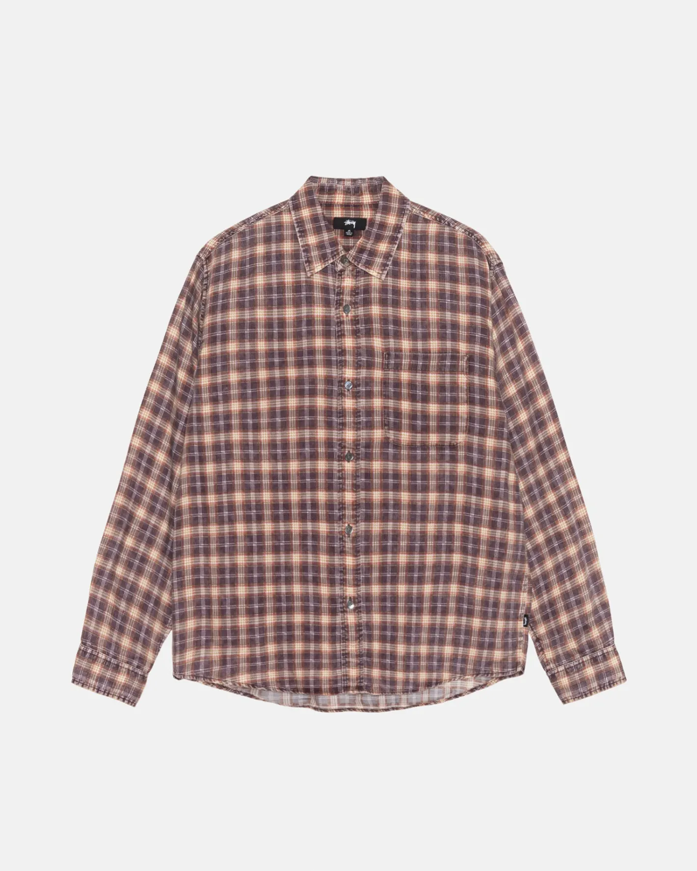 MATTHEW SHIRT PRINTED PLAID*Stüssy Shop
