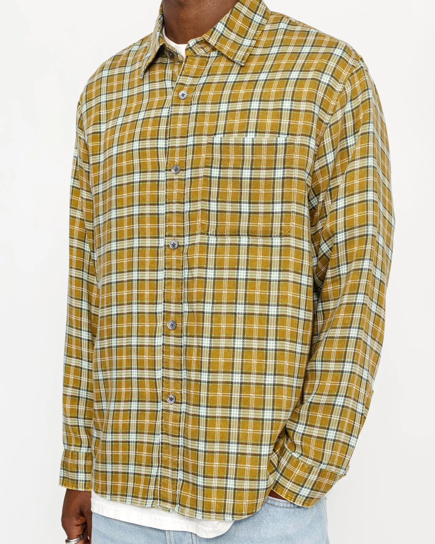 MATTHEW SHIRT PRINTED PLAID*Stüssy Clearance