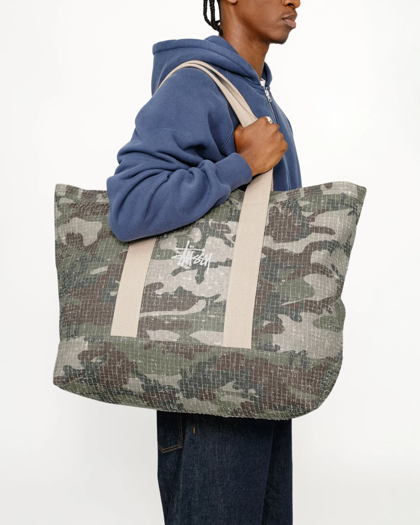 needle_punch_xl_tote_bag_4.webp NEEDLE PUNCH XL TOTE BAG*Stüssy Cheap