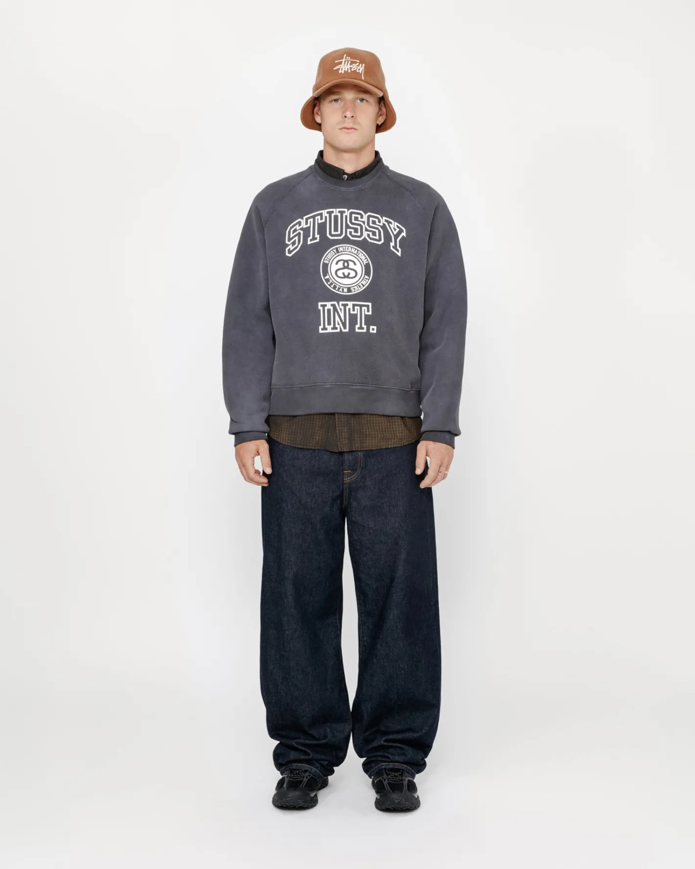 OVERLOCK VARSITY RAGLAN CREW*Stüssy New