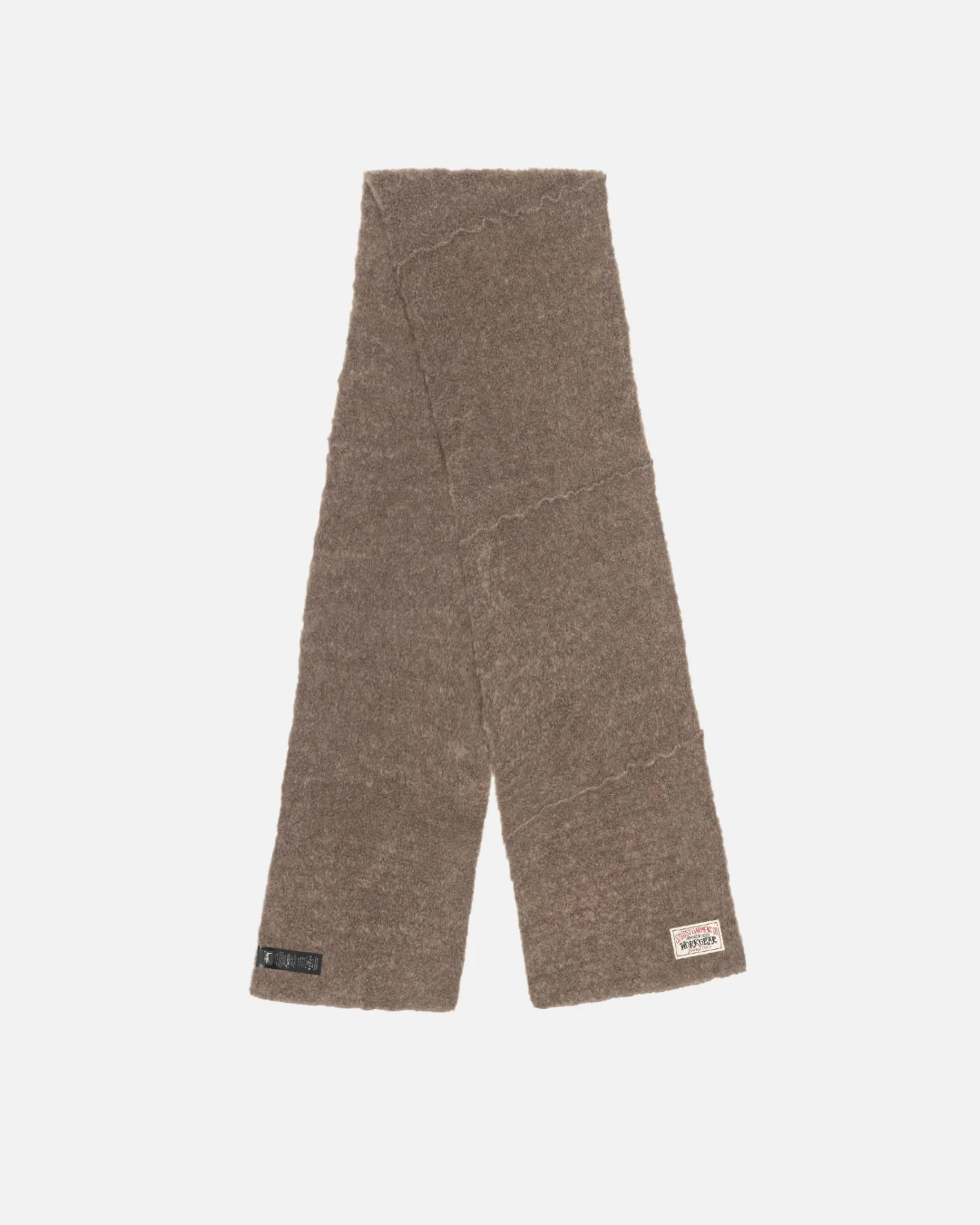 PIECED ALPACA WOOL SCARF*Stüssy Store