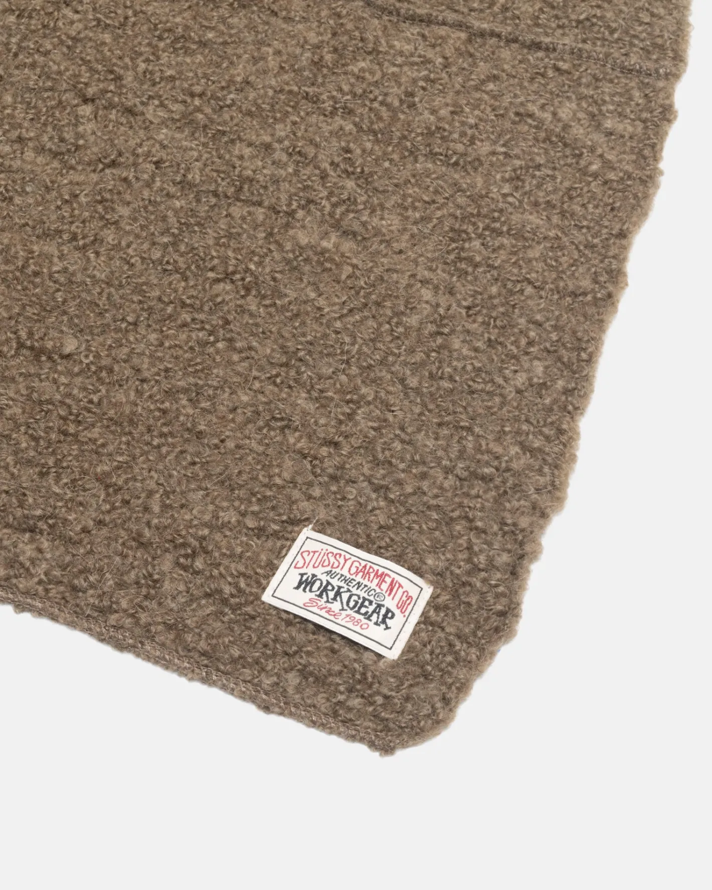 PIECED ALPACA WOOL SCARF*Stüssy Store