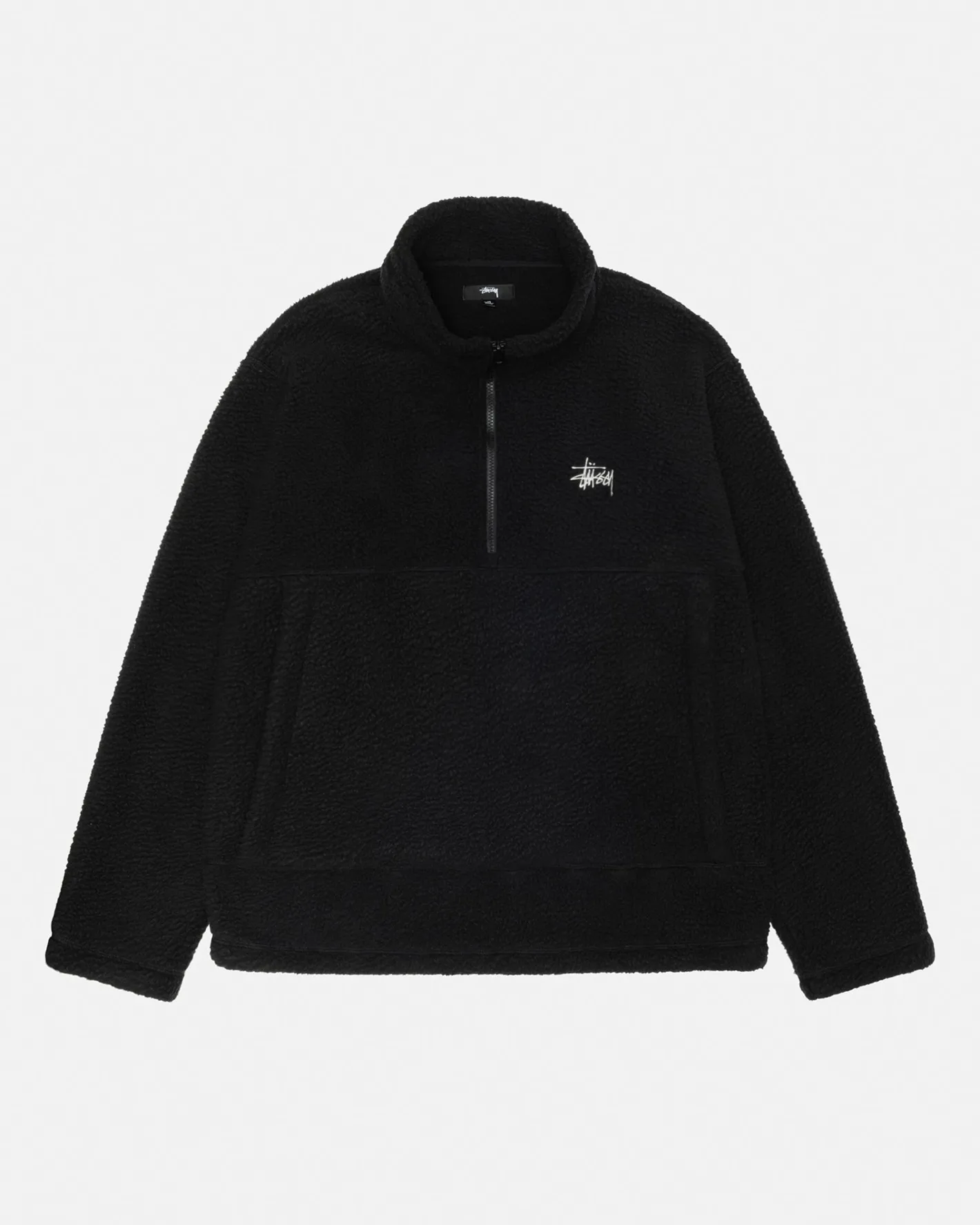 POLAR FLEECE HALF ZIP MOCK NECK*Stüssy Clearance