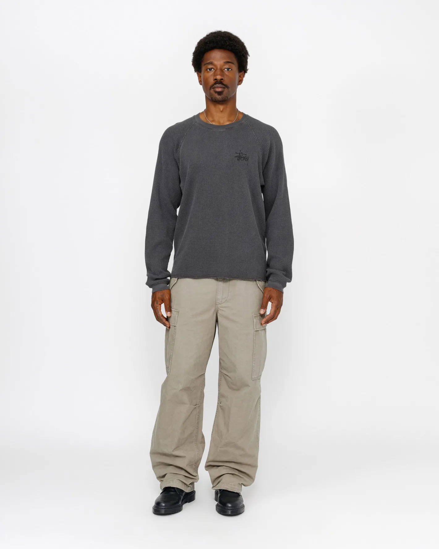 RAGLAN THERMAL LS CREW*Stüssy Store