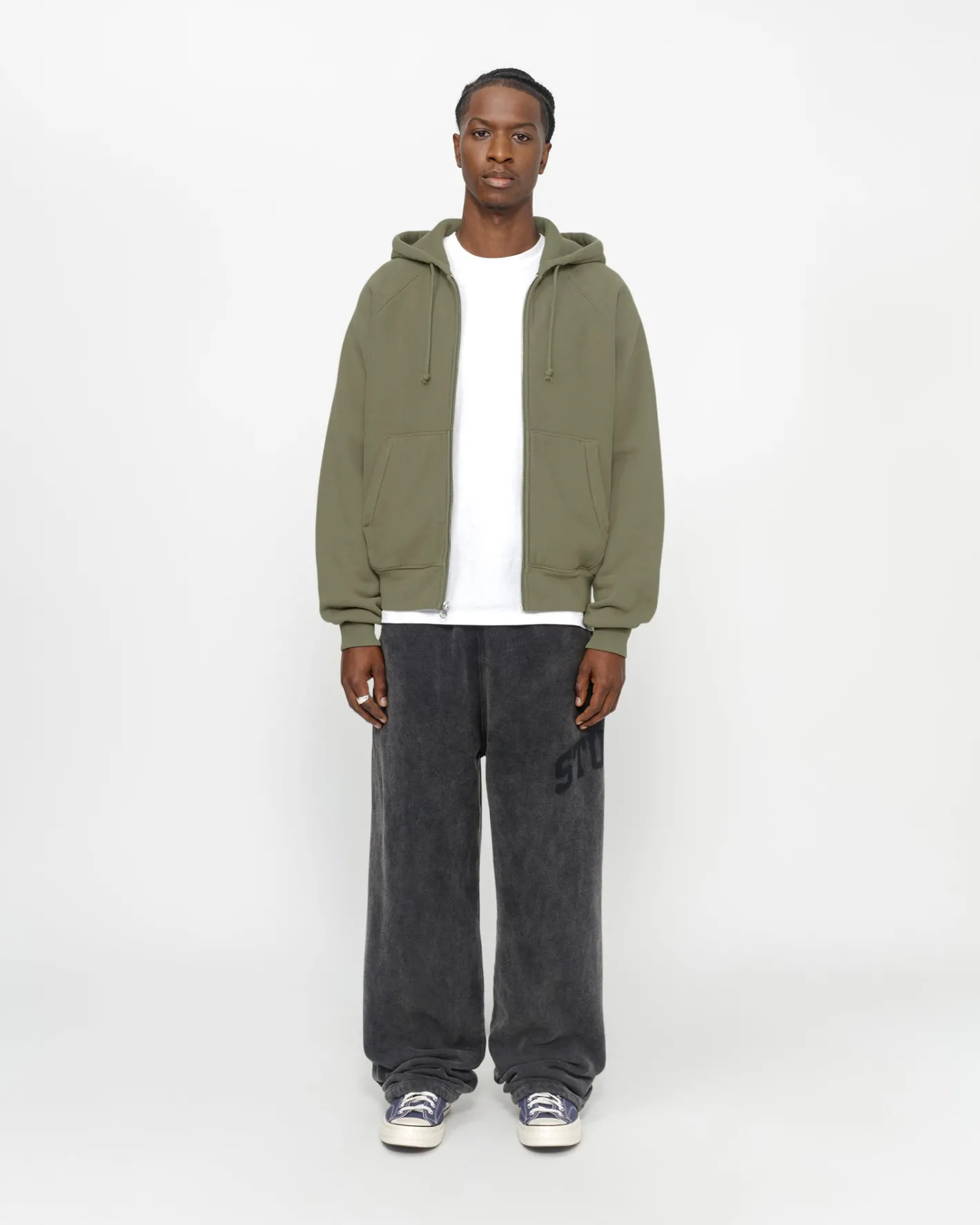 RAGLAN ZIP HOODIE*Stüssy Outlet