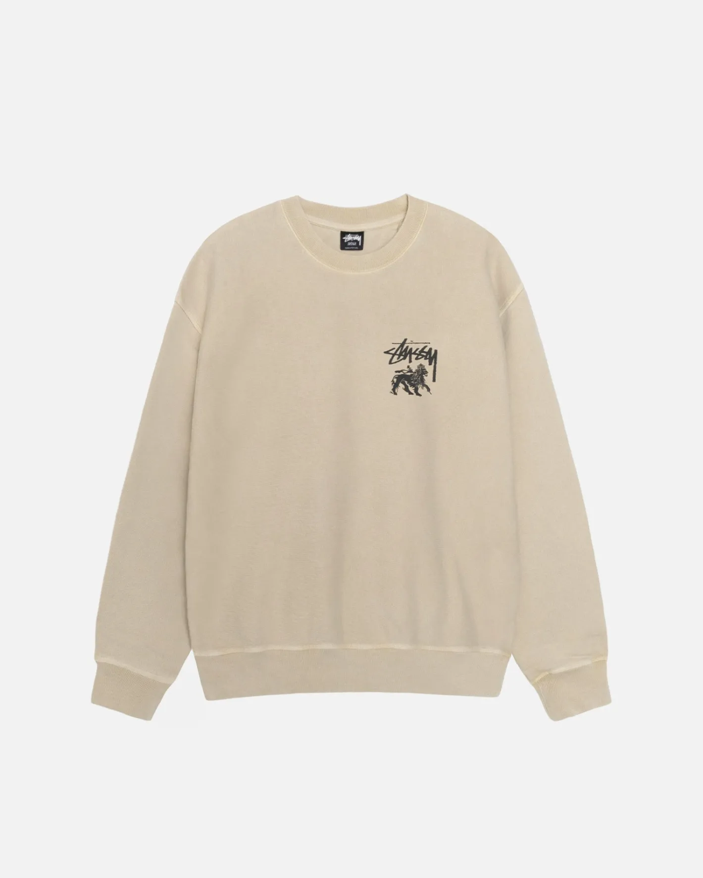 RASTA LION CREW PIGMENT DYED*Stüssy Cheap