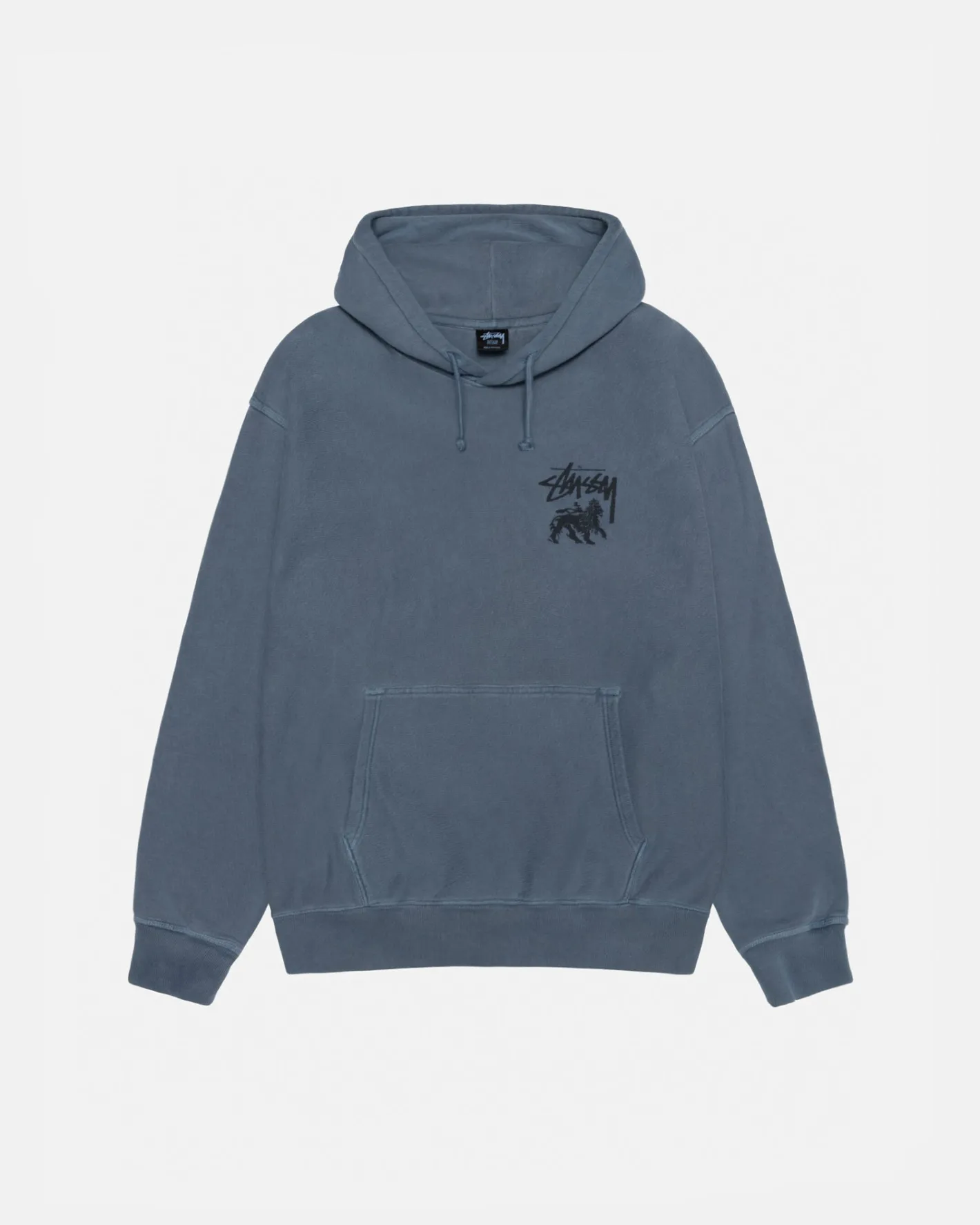 RASTA LION HOODIE PIGMENT DYED*Stüssy Outlet