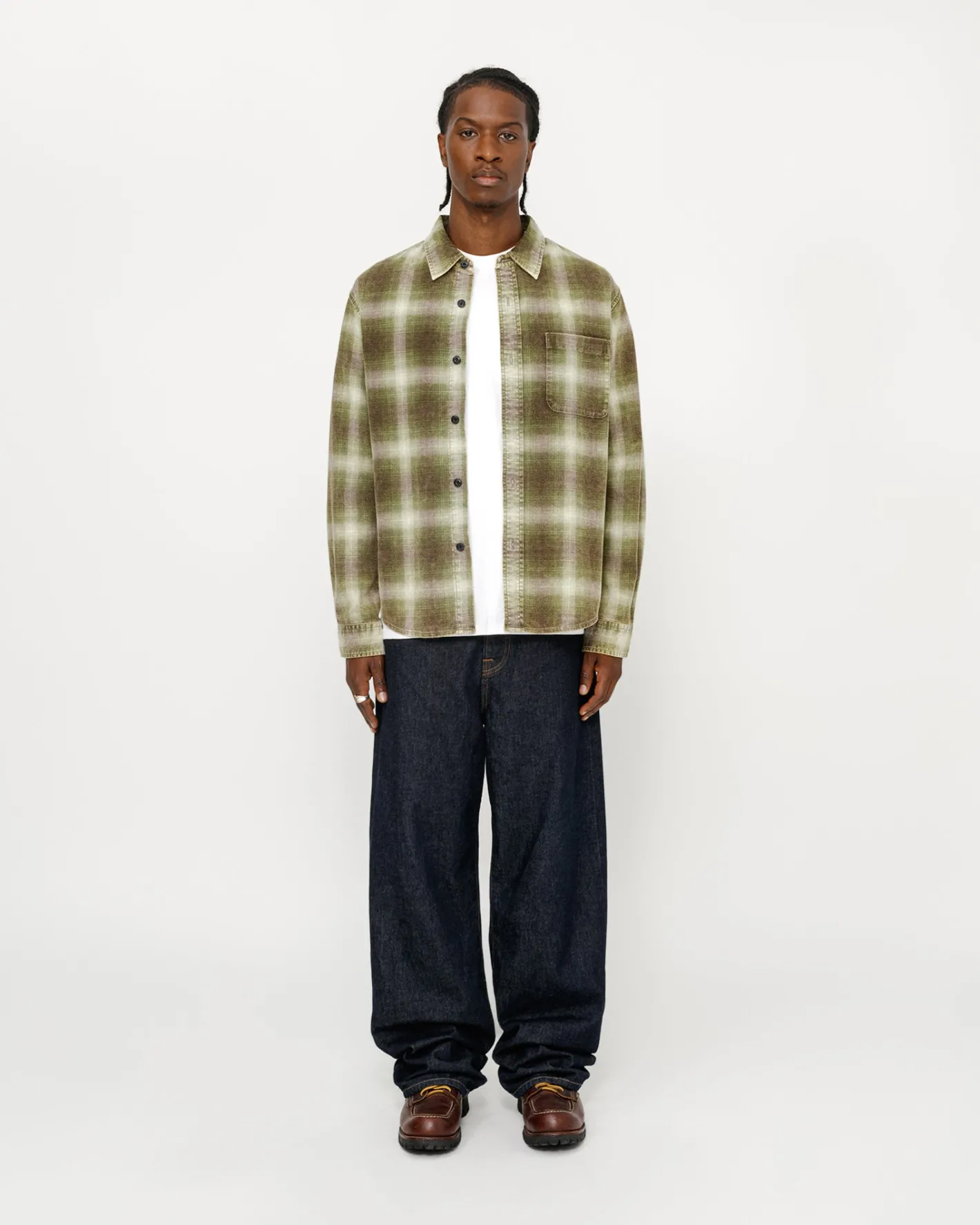 ROCCO FLANNEL PLAID SHIRT*Stüssy Online