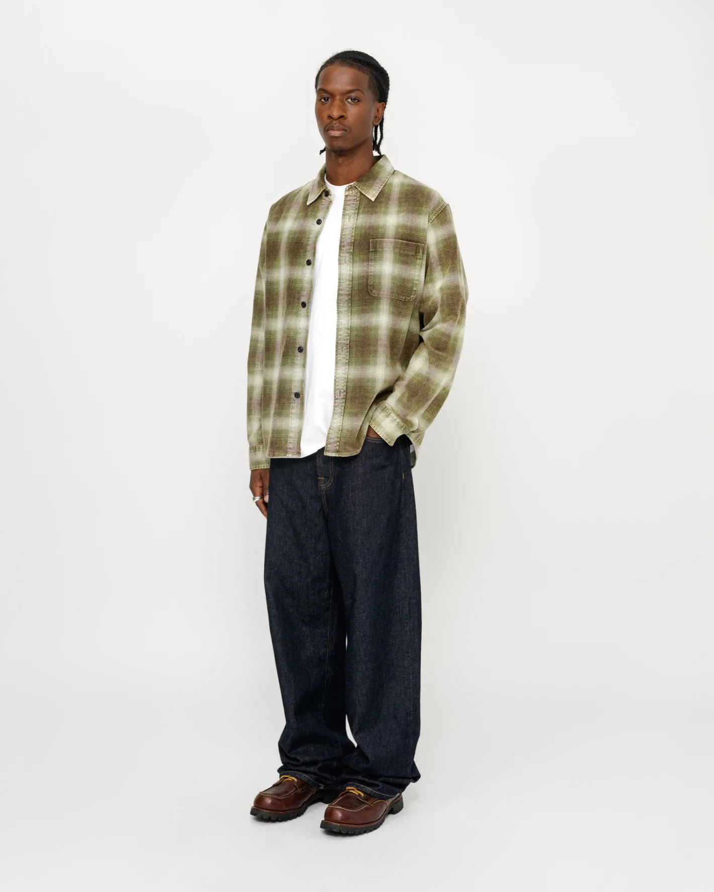 ROCCO FLANNEL PLAID SHIRT*Stüssy Online
