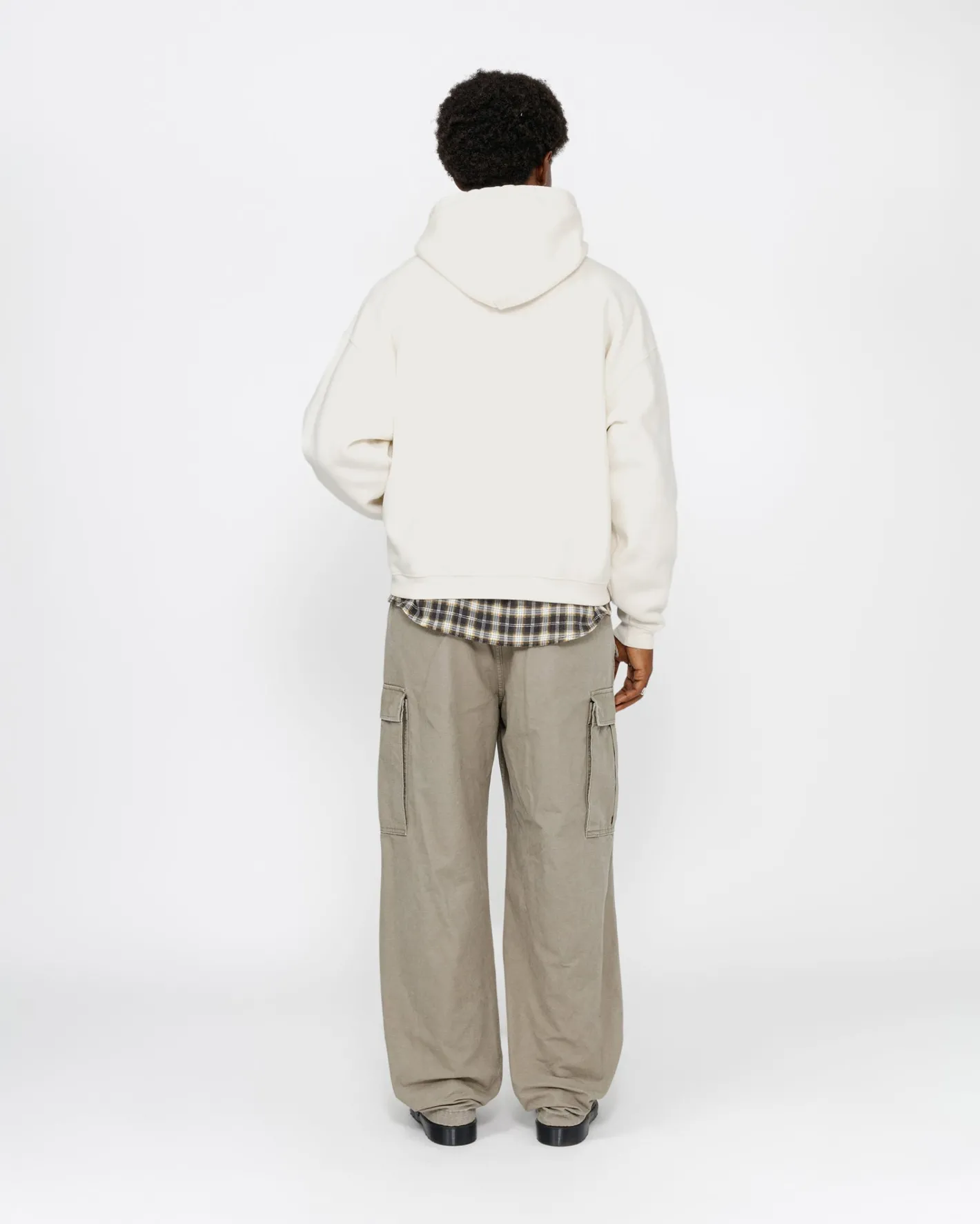 SATIN PATCH HOODIE*Stüssy Clearance