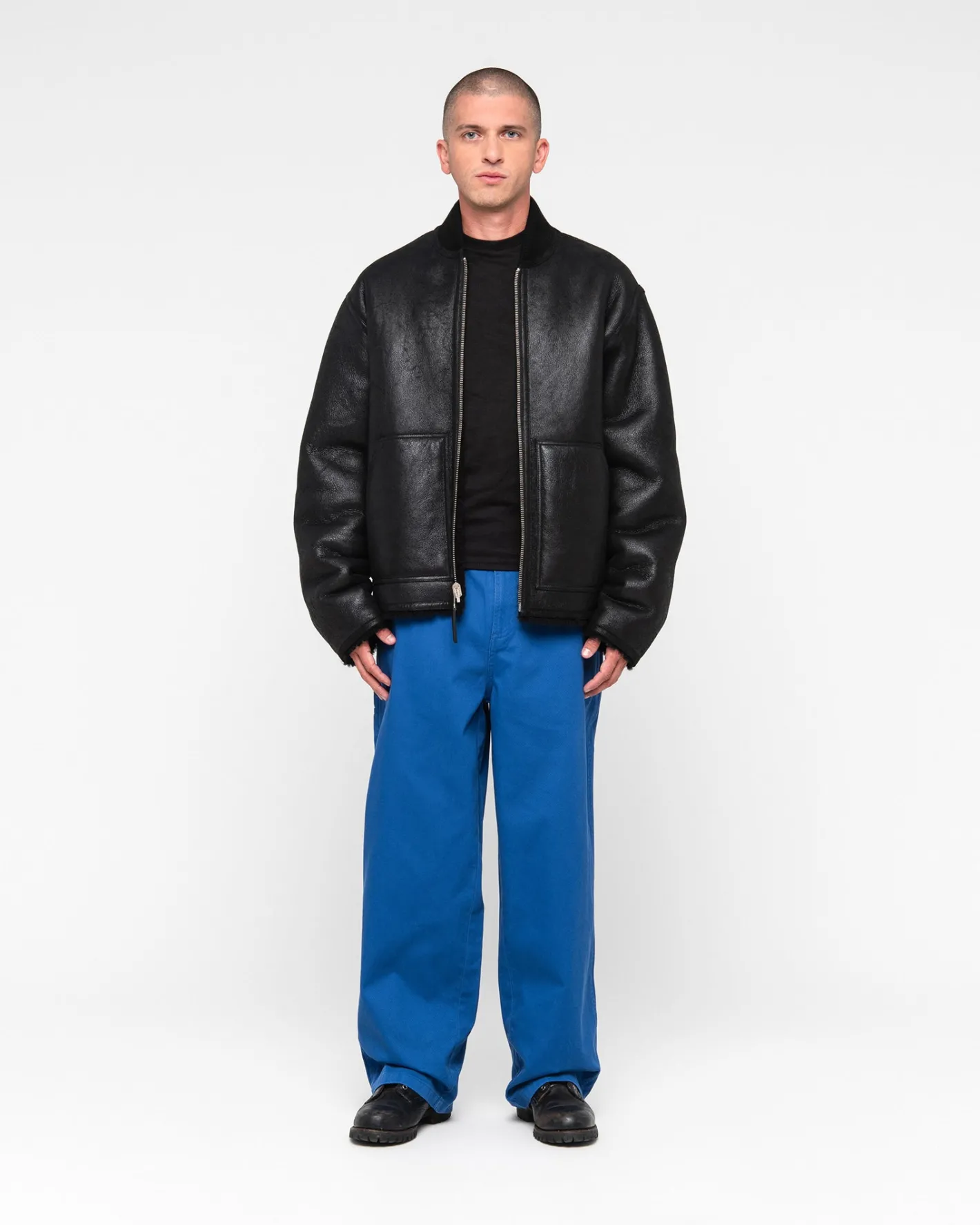 shearling_reversible_bomber_4.webp SHEARLING REVERSIBLE BOMBER*Stüssy Flash Sale