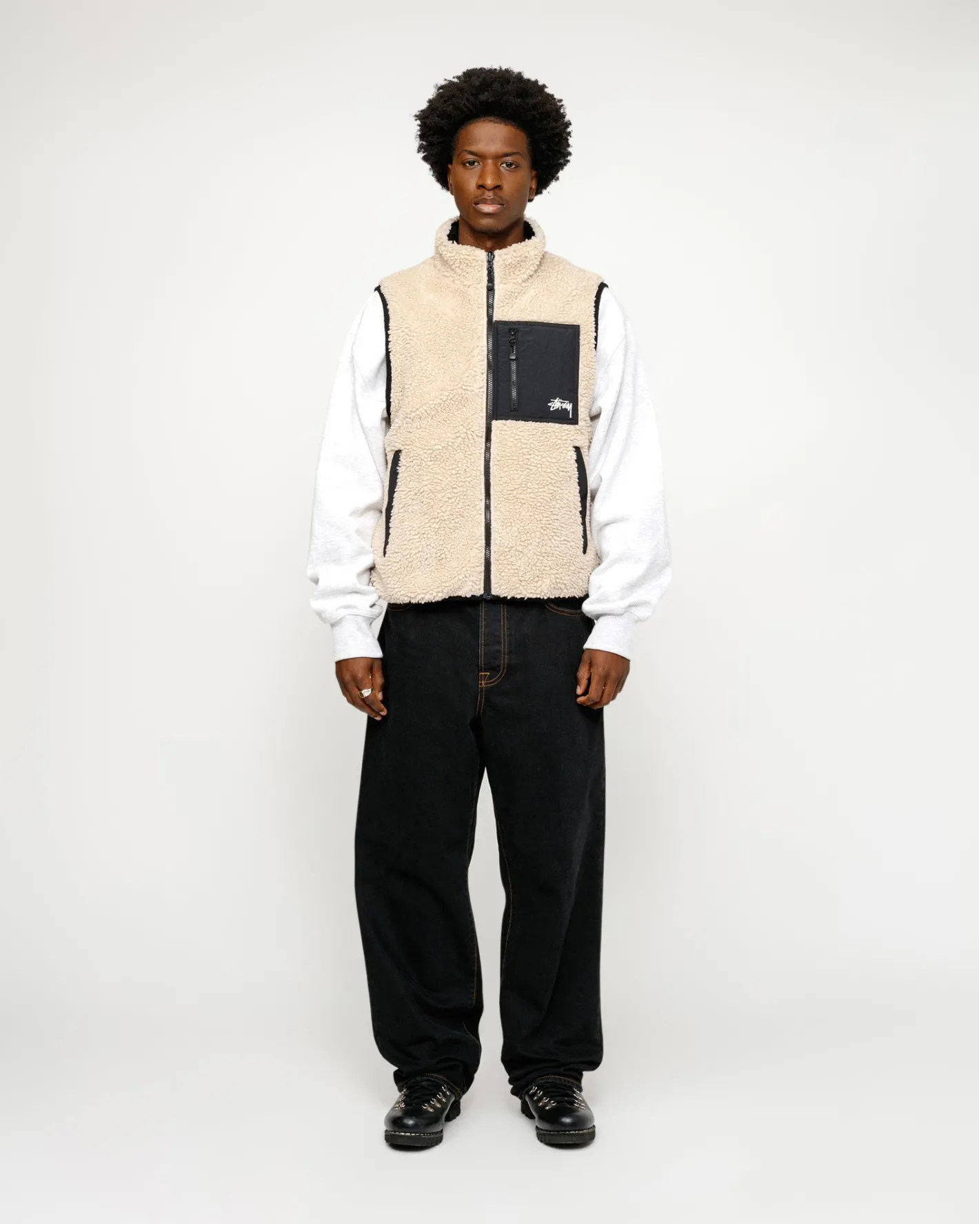 SHERPA REVERSIBLE VEST*Stüssy Cheap