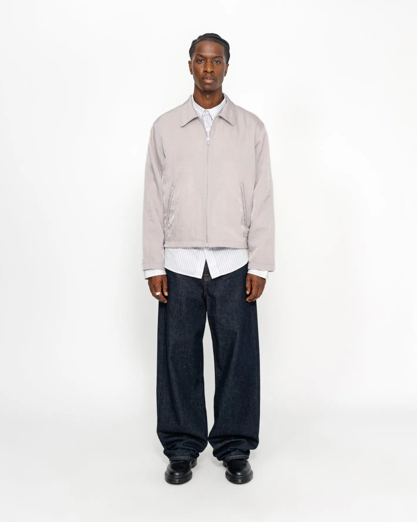 SS LINK NYLON CLUB JACKET*Stüssy Hot