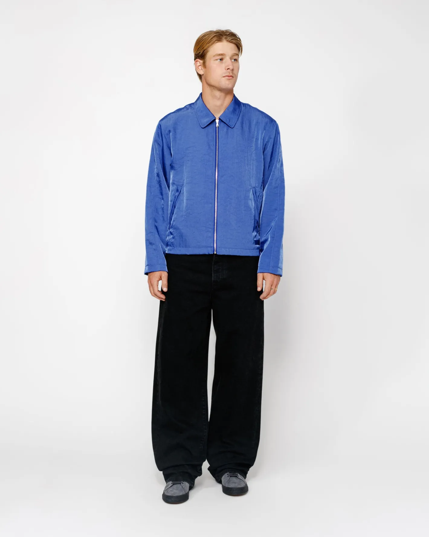 SS LINK NYLON CLUB JACKET*Stüssy New