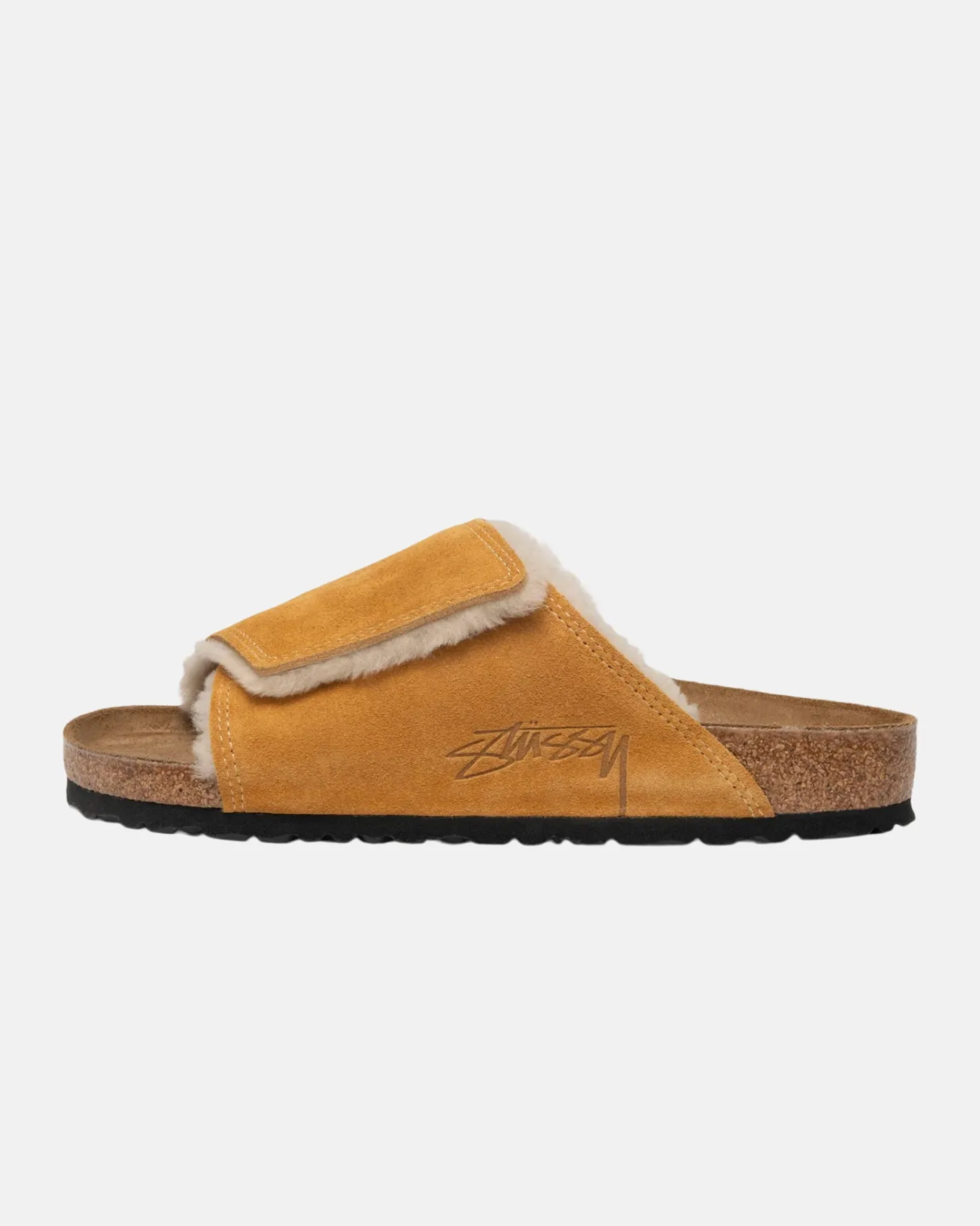 STÜSSY & BIRKENSTOCK SOLANA SHEARLING SLIDE*Stüssy Online