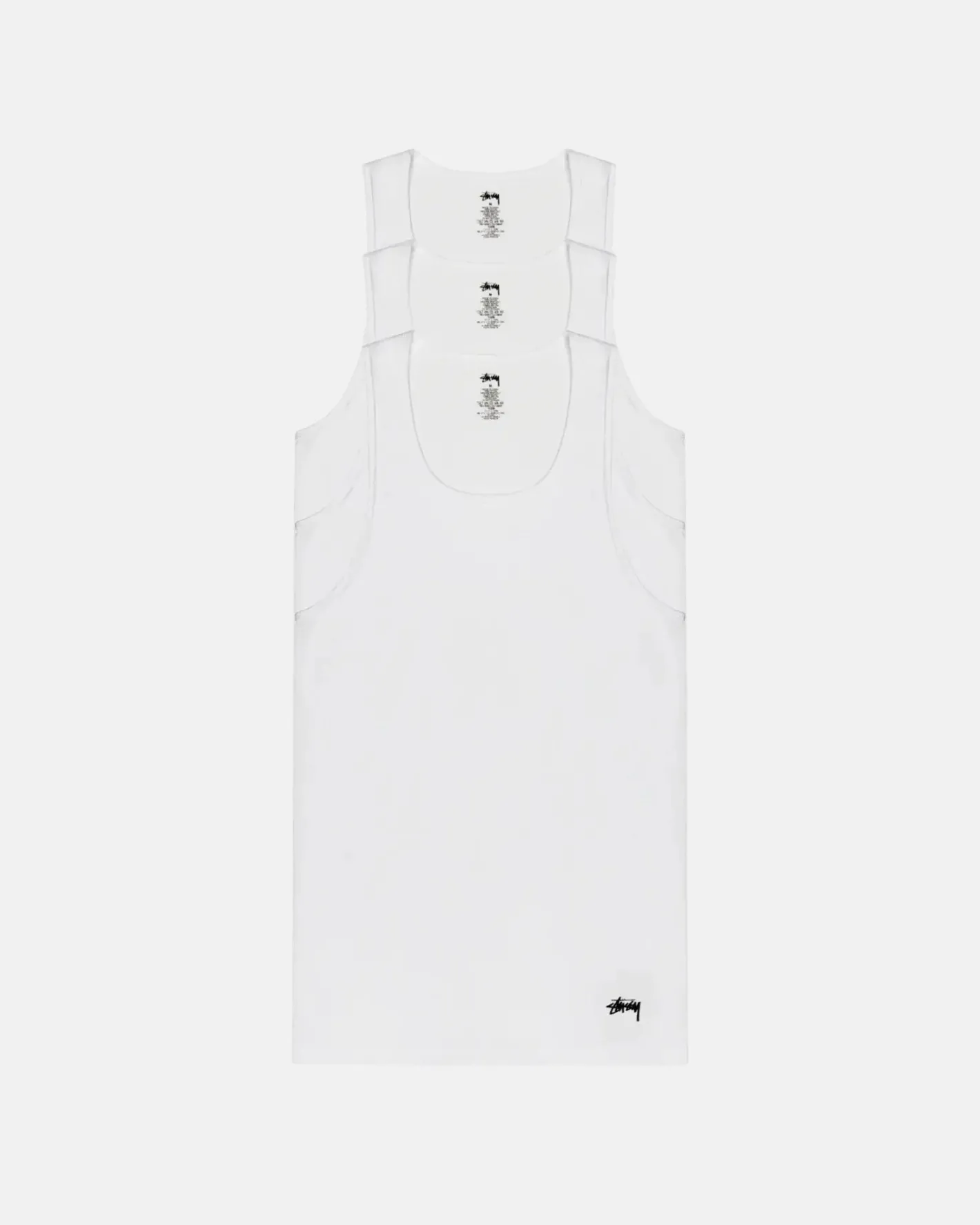 STÜSSY TANK UNDERSHIRTS 3 PACK*Stüssy Discount