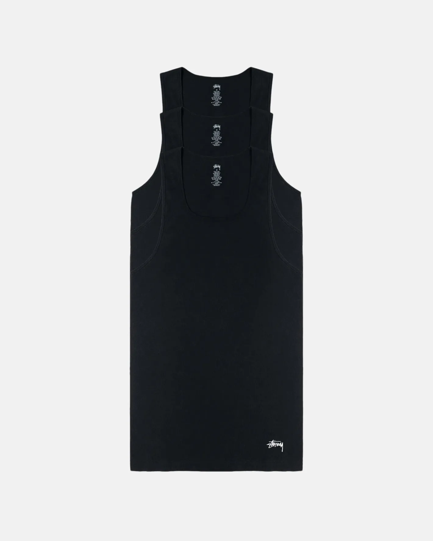 STÜSSY TANK UNDERSHIRTS 3 PACK*Stüssy Sale