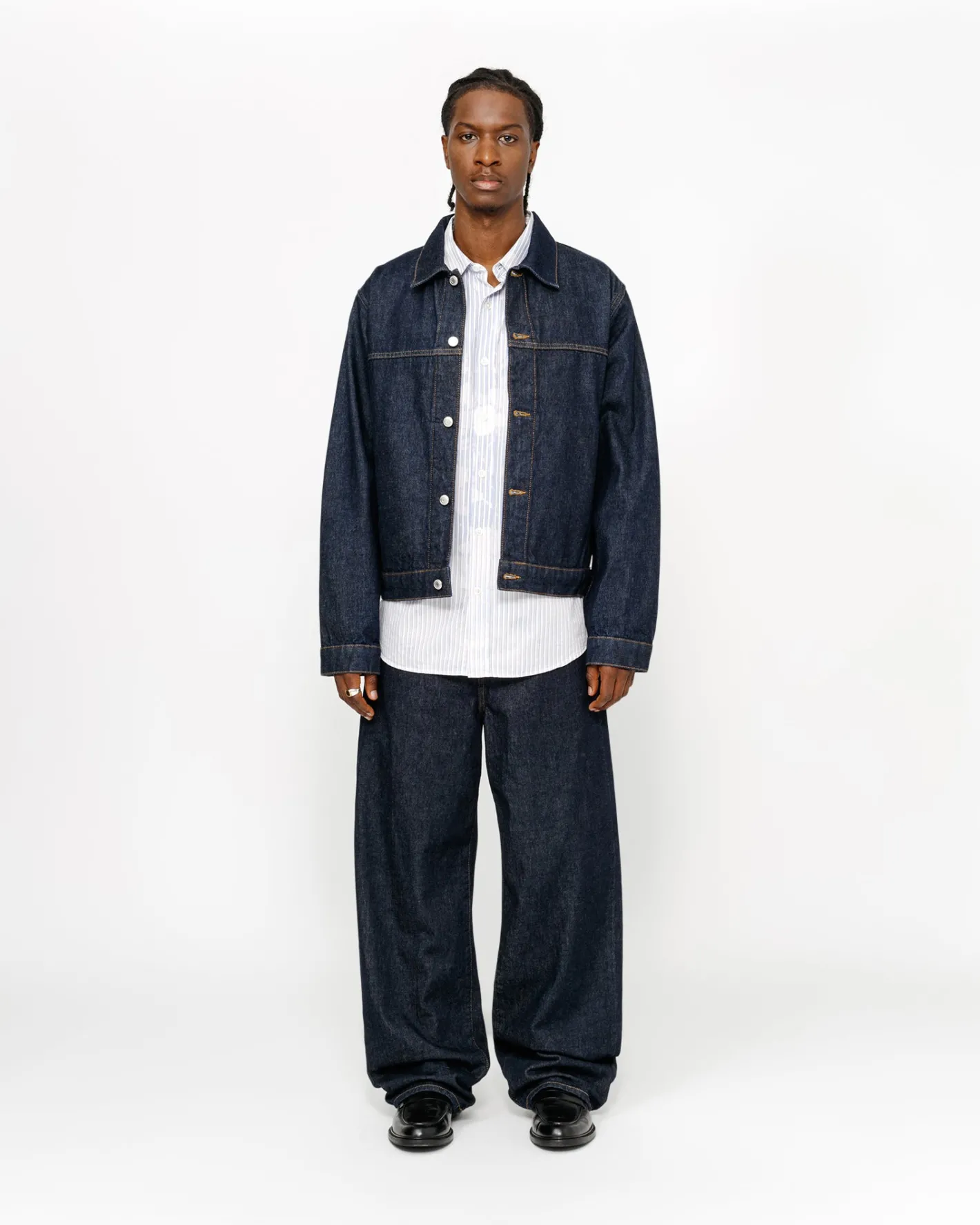 TRUCKER JACKET DENIM*Stüssy Best