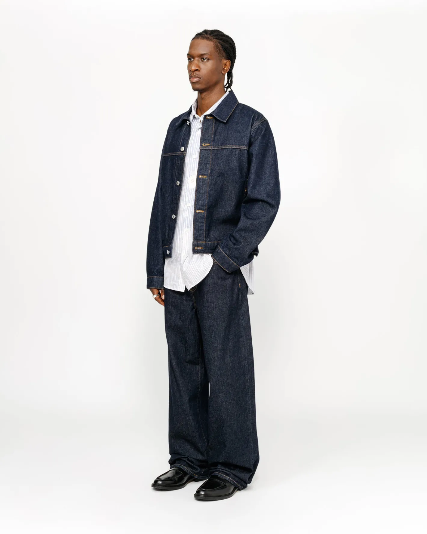 TRUCKER JACKET DENIM*Stüssy Best