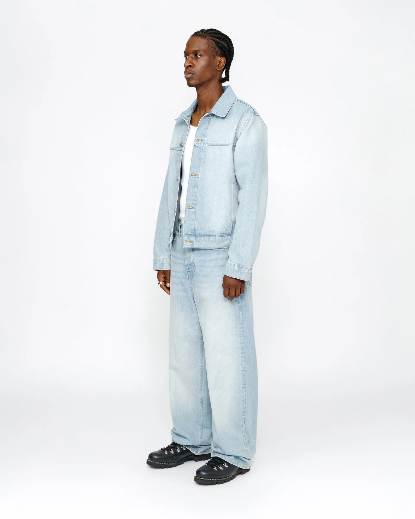 TRUCKER JACKET DENIM*Stüssy Best