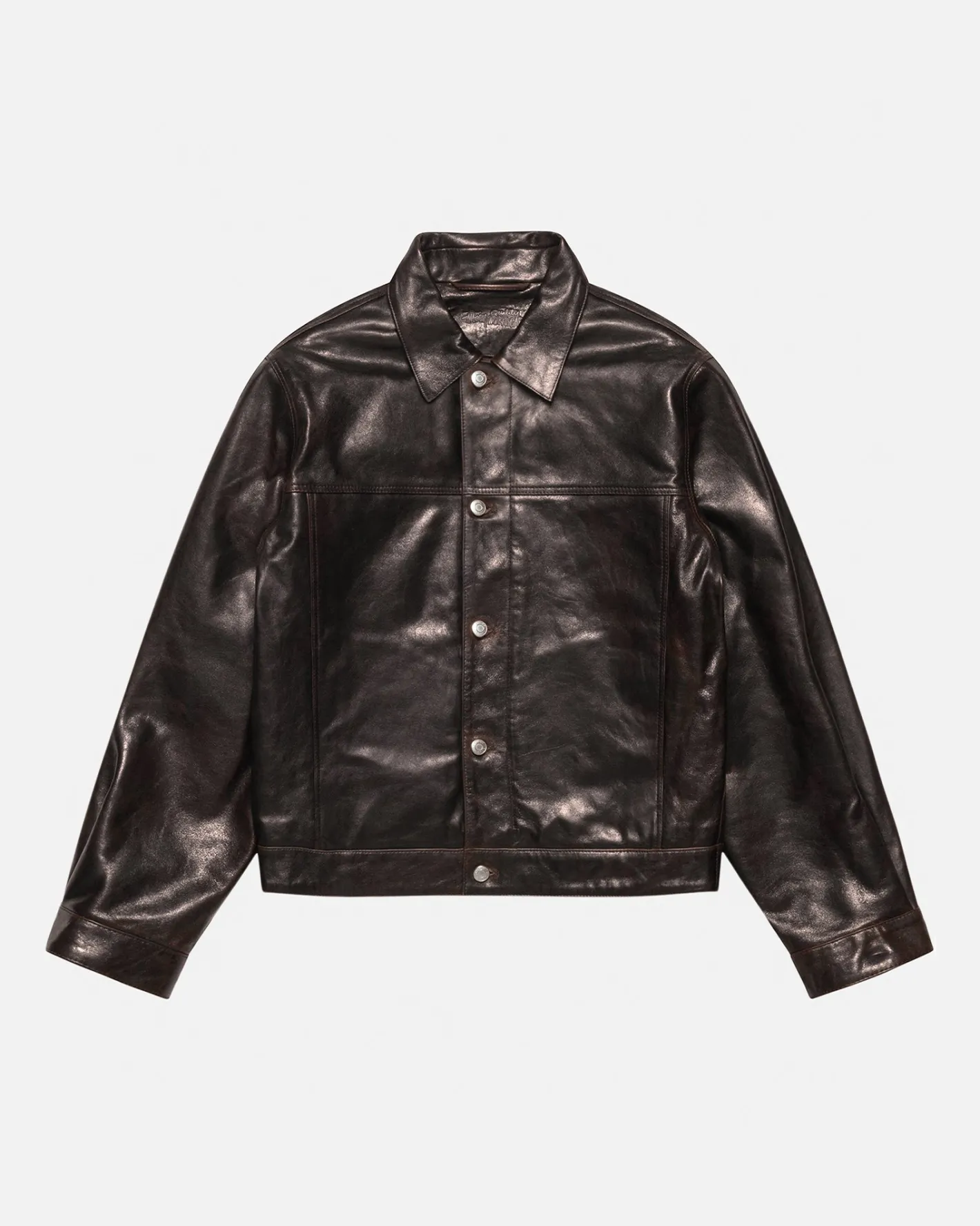 trucker_jacket_leather_3.webp TRUCKER JACKET LEATHER*Stüssy Clearance