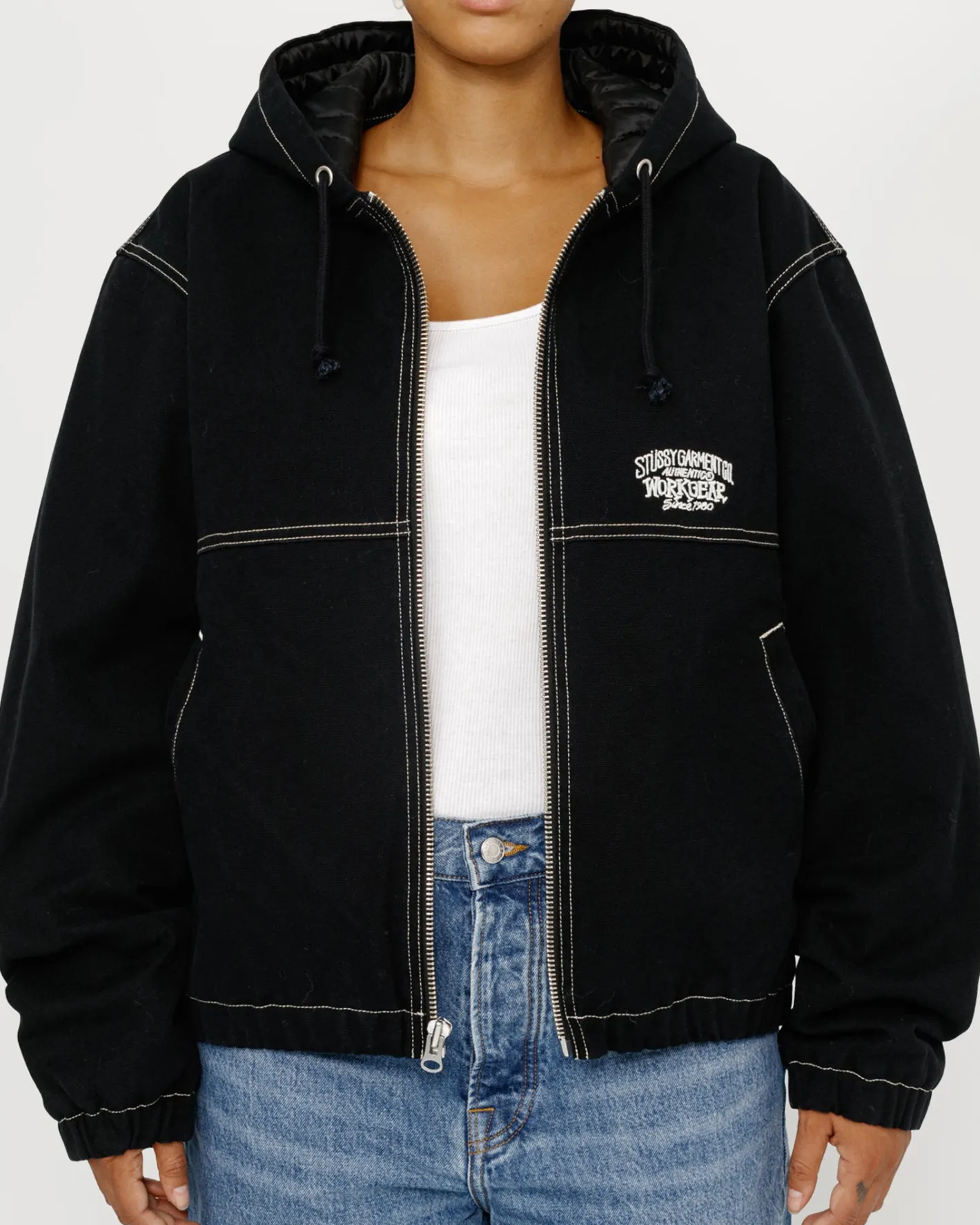 work_jacket_contrast_stitch_2.webp WORK JACKET CONTRAST STITCH*Stüssy New