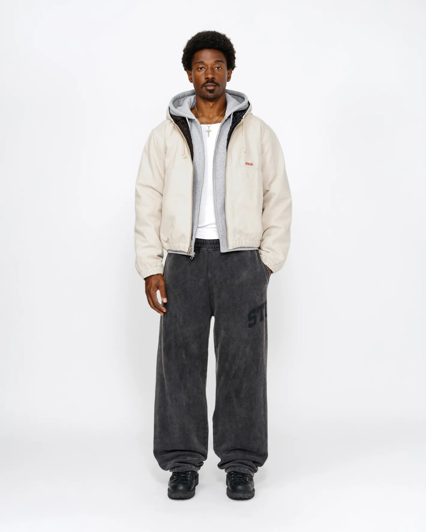 WORK JACKET INSULATED CANVAS*Stüssy Cheap
