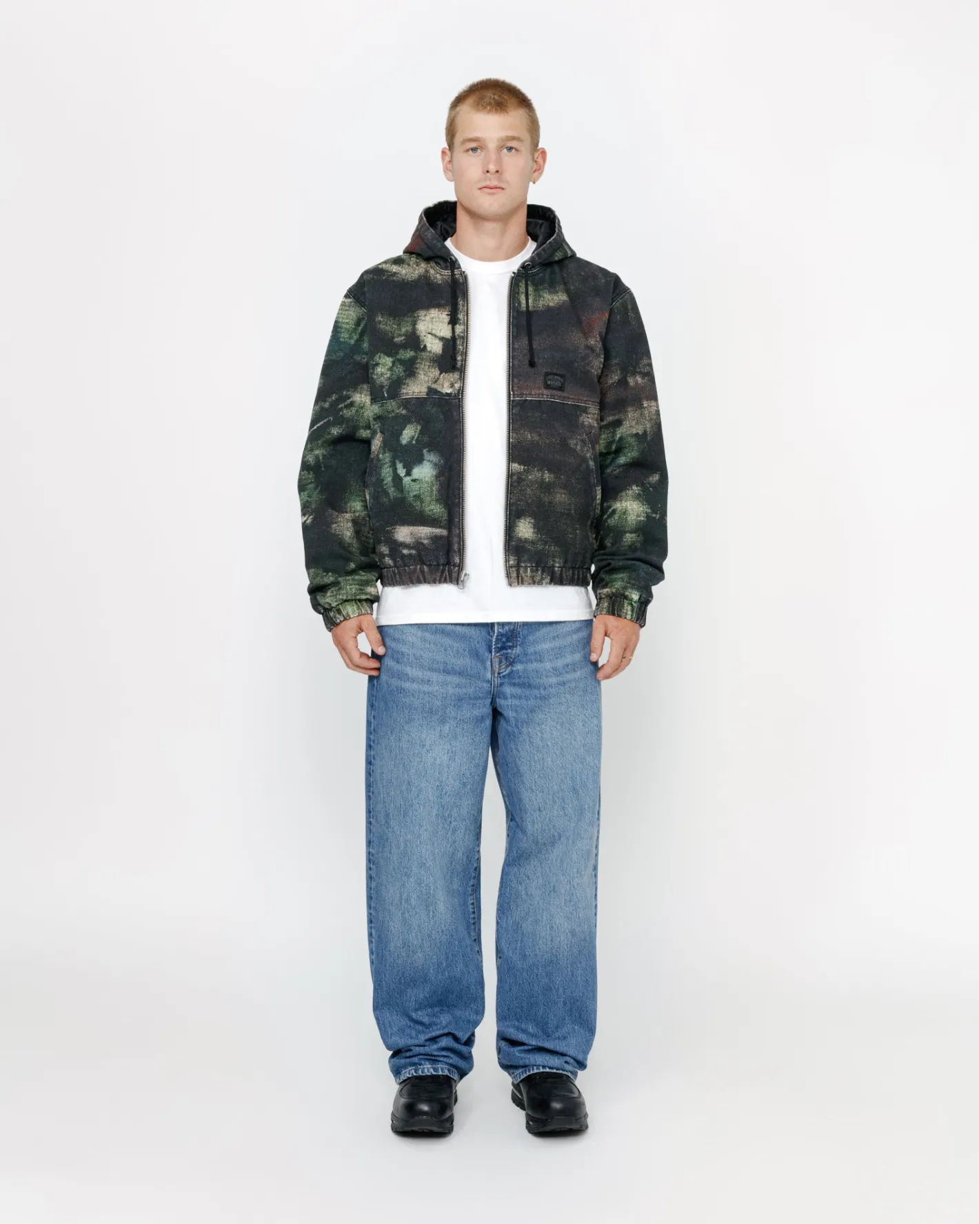 WORK JACKET STENPAT CAMO*Stüssy Best