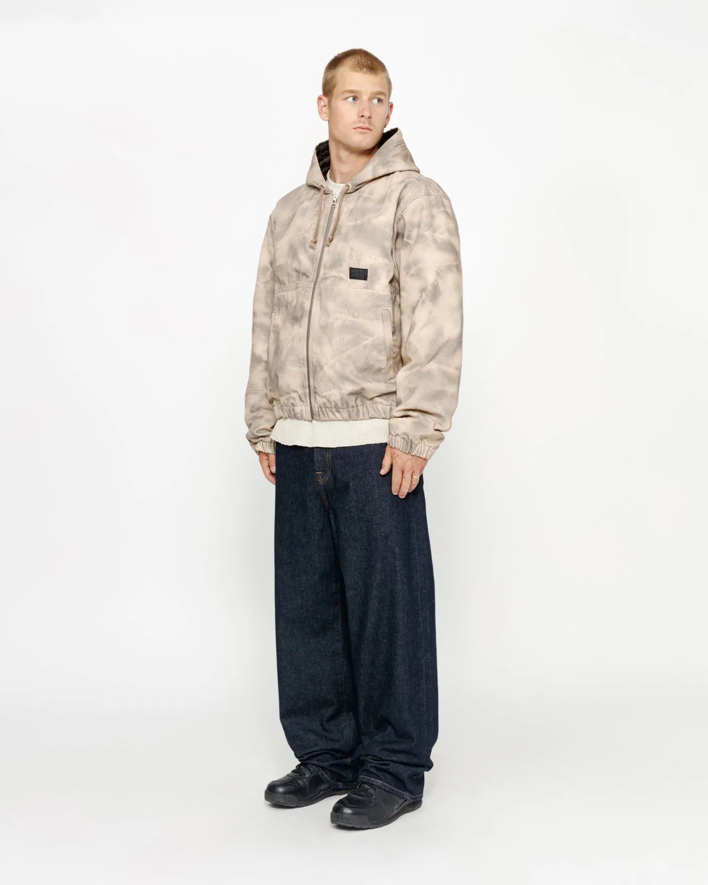 WORK JACKET STENPAT CAMO*Stüssy New