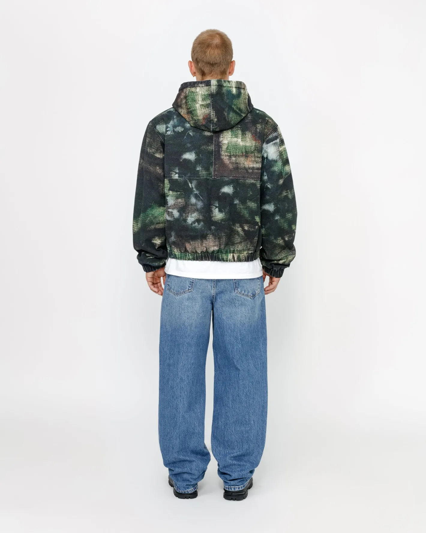 WORK JACKET STENPAT CAMO*Stüssy Best