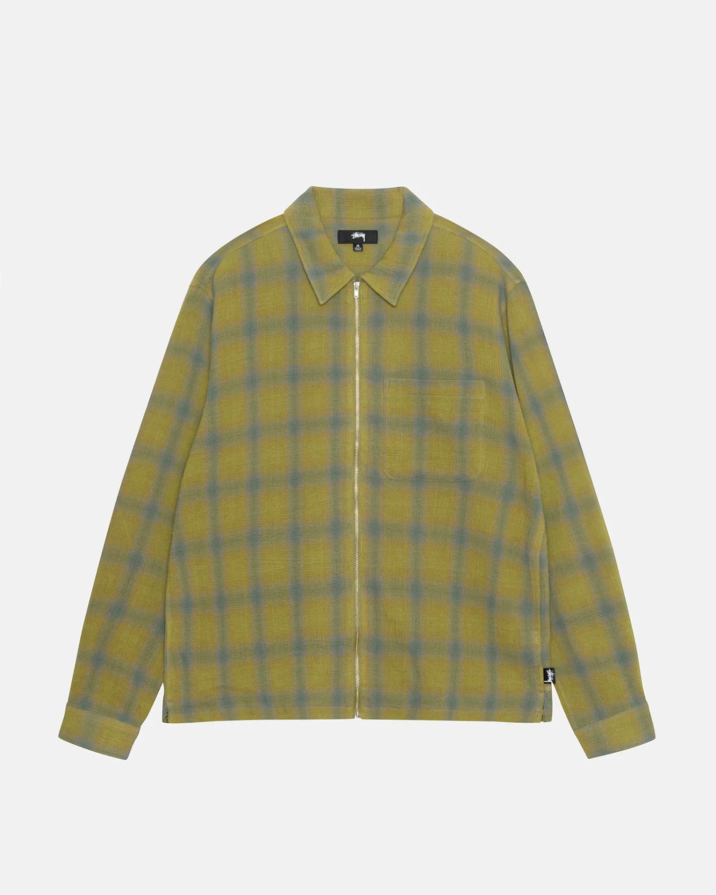 ZIP SHIRT TWISTED YARN PLAID*Stüssy Outlet